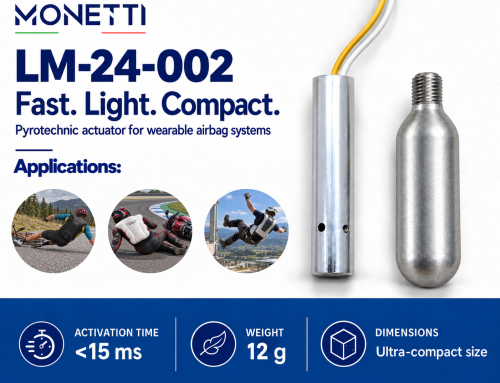 Monetti Srl and LM-24-002: a Pyrotechnic Actuator for Wearable Airbag Systems!